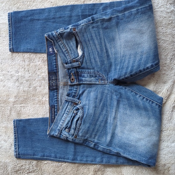 Lucky Brand Orta Premium Lower Rise Sienna Cigarette Skinny Blue Jeans Size 00 - Picture 2 of 6